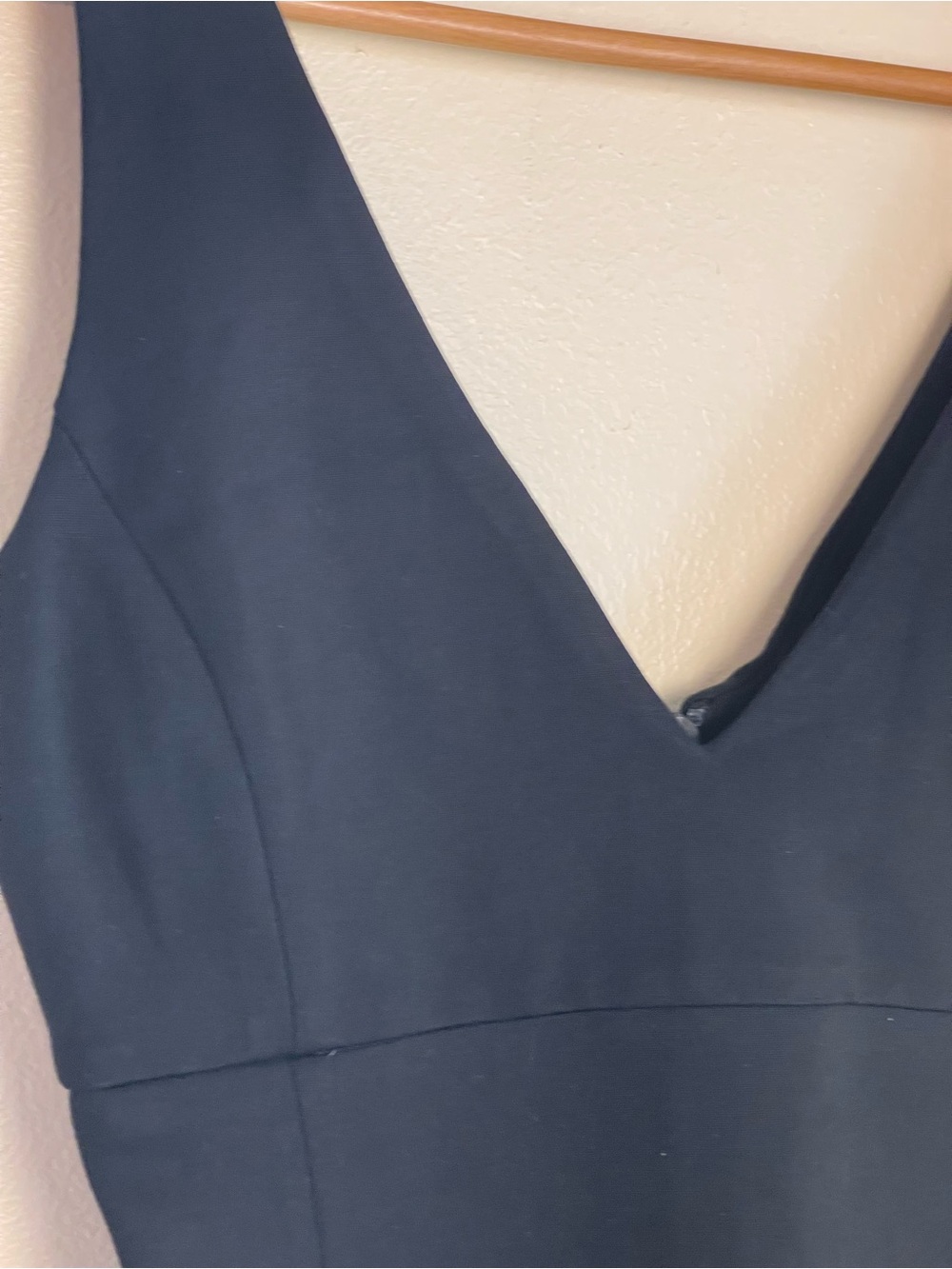 SPANXshape Ponte V Neck Midi Dress NWT XS Black Shaping Compression Cocktail LBD - Picture 10 of 16